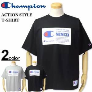 ★SALE価格★大きいサイズ Champion チャンピオン ACTION STYLE プリント半袖Tシャツ XXL XXXL/BS-C3-V332【セール品のため返品交換不可