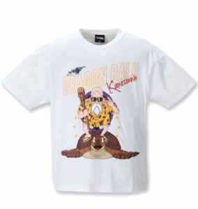 大きいサイズ DRAGON BALL 半袖Tシャツ ホワイト 3L 4L 5L 6L 8L/1278-1235-1-35