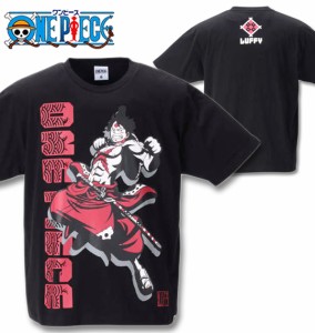 大きいサイズ ONE PIECE 半袖Tシャツ ブラック 3L 4L 5L 6L 8L/1278-1250-2-35