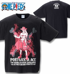 大きいサイズ ONE PIECE 半袖Tシャツ ブラック 3L 4L 5L 6L 8L/1278-1253-2-35