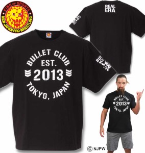 大きいサイズ 新日本プロレス BULLET CLUB「EST.2013」半袖Tシャツ ブラック 3L 4L 5L 6L 8L/1278-1691-1-39