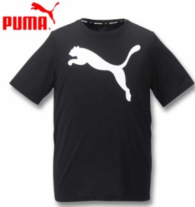 大きいサイズ PUMA アクティブビッグロゴ半袖Tシャツ プーマブラック 2XL 3XL 4XL/1278-3200-2-39