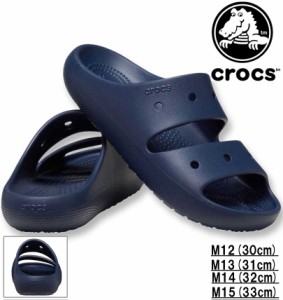 大きいサイズ crocs クロックス サンダル (CLASSIC SANDAL2.0) ネイビー M12/30cm M13/31cm M14/32cm M15/33cm 1240-4274-1-45