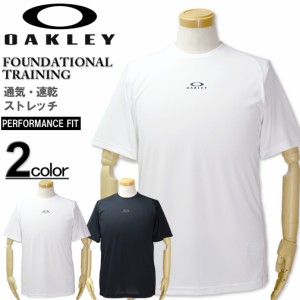 大きいサイズ OAKLEY(オークリー) トレーニング半袖Tシャツ FOUNDATIONAL/XL XXL/IS-FOA400445