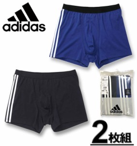 大きいサイズ adidas アディダス 2Pボクサーパンツ イェールネイビー×ブラック 3L 4L 5L 6L 8L/1249-3281-1-49