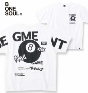 大きいサイズ b-one-soul ビッグロゴ 半袖 Tシャツ ホワイト 3L 4L 5L 6L/1258-4293-1-49