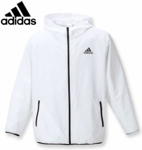 大きいサイズ adidas アディダス ウーブンフードジャケット ホワイト 3XO〜8XO/1273-3350-1-149