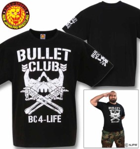 大きいサイズ 新日本プロレス BULLET CLUB'22半袖Tシャツ ブラック 3L 4L 5L 6L 8L/1278-3595-1-49