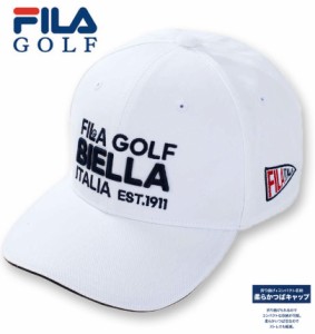 大きいサイズ FILA GOLF 柔らかツバ ツイル キャップ ホワイト 4L/61〜64cm 1270-4250-1-54