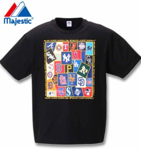 大きいサイズ Majestic 半袖Tシャツ ブラック 3L 4L 5L 6L/1278-0267-2-59