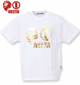 大きいサイズ NESTA BRAND 天竺半袖Tシャツ ホワイト 3L 4L 5L 6L 8L/1278-3565-1-59