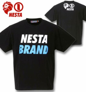 大きいサイズ NESTA BRAND 天竺半袖Tシャツ ブラック 3L 4L 5L 6L 8L/1278-3566-2-59