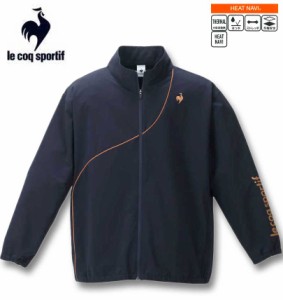 大きいサイズ LE COQ SPORTIF ヒートナビ クロススタンドジャケット ネイビー 3L 4L 5L 6L/1276-3300-1-168