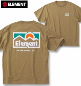 大きいサイズ ELEMENT OUTDOOR 半袖 Tシャツ ベージュ 3L 4L 5L 6L/1278-4522-1-69