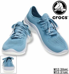 大きいサイズ crocs クロックス スニーカー(LITERIDE 360 PACER M) ブルースティール M12/30cm M13/31cm 1240-3238-1-75