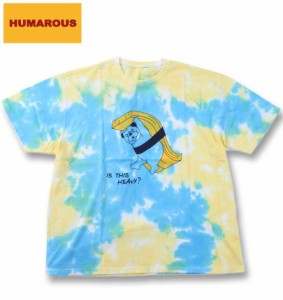 大きいサイズ HUMAROUS PUG SUSHI Community 半袖 Tシャツ イエロータイダイ 3L 4L 5L 6L/1268-4250-2-79