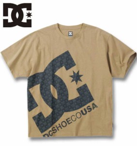 大きいサイズ DCSHOES 24 BIG STAR 半袖 Tシャツ ベージュ 3L 4L 5L 6L/1278-4210-3-79