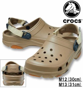 大きいサイズ crocs クロックス サンダル (ALL-TERRAIN CLOG) カーキ×マルチ M12/30cm M13/31cm 1240-4273-3-80