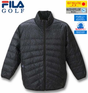 大きいサイズ FILA GOLF ハイブリットダウンブルゾン ブラック 3L 4L 5L 6L/1273-3301-2-188