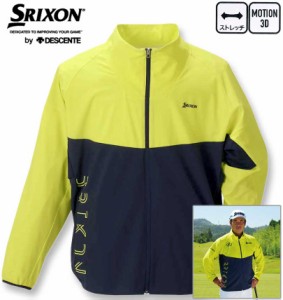 大きいサイズ SRIXON ブランドロゴデザイン ジャケット イエロー 3L 4L 5L 6L/1273-3320-3-188