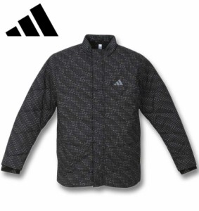 大きいサイズ adidas golf BOSグラフィック 保温 中わたジャケット ブラック 3XL/1273-3360-2-298