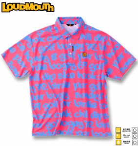 大きいサイズ LOUDMOUTH プレミアム 鹿の子 半袖シャツ ビッグワーズネオン 3L 4L 5L 6L/1278-4270-1-198