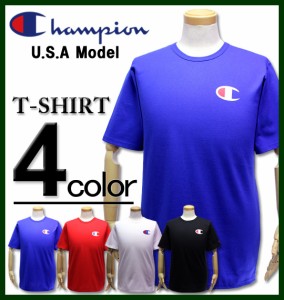 ★SALE価格★大きいサイズ Champion USAモデル ビッグロゴ プリント Tシャツ 半袖 XL 2XL 3XL/BS-T1919-ROGO【返品交換不可】