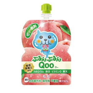 コカコーラ ミニッツメイドぷるんぷるんQooもも 125gパウチ×60本【3〜4営業日以内に出荷】