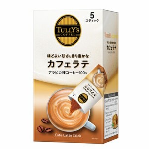 伊藤園 TULLYS＆COFFEE タリーズコーヒー カフェラテ 78g(15.6g×5本)×1箱【3〜4営業日以内に出荷】 コーヒー 粉末 インスタント