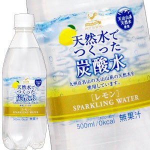 神戸居留地 炭酸水レモン 500mlPET×24本 ［賞味期限：3ヶ月以上］ ［送料無料］ 【5月24日出荷開始】