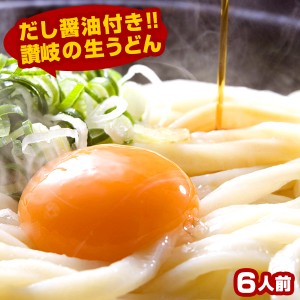  [だし付き] 選べる3種（通常麺/極太麺/平切り麺）讃岐製麺所直送 生うどん6人前（300g×2P）メール便【4〜5営業日以内に出荷】