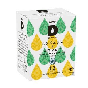 UCC ドリップポッド DRIPPOD 専用カプセル ホンジュラス&コロンビア 12個入り（12杯分）×24箱【3〜4営業日以内に出荷】 