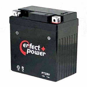PERFECT POWER PTZ8V 充電済 互換 GTZ8V YTZ8V YTX7L-BS  バイクバッテリー 初期充電済 即使用可 PCX リード125 YZF-R25 YZF-R3A MT250