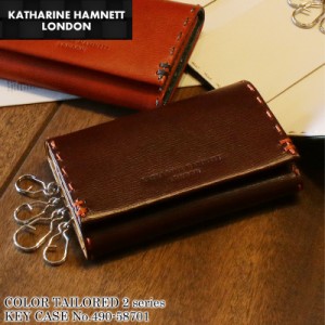 【商品レビュー記入で+5%】KATHARINE HAMNETT LONDON(キャサリンハムネットロンドン) COLOR TAILORED2(カラーテーラード2) キーケース 4