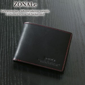 【商品レビュー記入で+5%】ZONALe(ゾナール) ROSSO(ロッソ) 二つ折り財布 小銭入れあり レザー 革小物 31013 メンズ 送料無料 