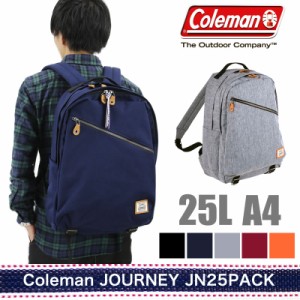 【商品レビュー記入で+5%】Coleman(コールマン) JOURNEY(ジャーニー) JN 25 PACK(JN25パック) リュック 25L A4 PC収納 レインカバー付き 