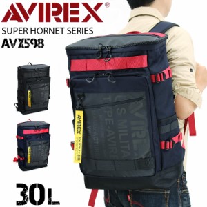 【商品レビュー記入で+5%】AVIREX(アヴィレックス) SUPER HORNET(スーパーホーネット) スクエアリュック デイパック バックパック 30L A3