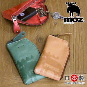 【商品レビュー記入で+5%】moz(モズ) Elk(エルク) キーケース 4連 キーリング付き スマートキー 牛革 革小物 86007 レディース 送料無料