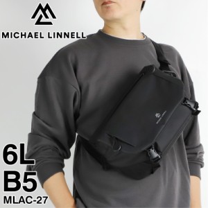 【商品レビューで+5%】マイケルリンネル ボディバッグ メンズ ブランド MICHAEL LINNELL MLAC-27 スリングバッグ ワンショルダーバッグ 