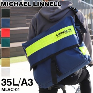 【商品レビュー記入で+5%】マイケルリンネル ショルダーバッグ メンズ  ブランド MICHAEL LINNELL メッセンジャーバッグ 大きい MLVC-01 