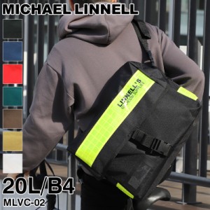 【商品レビュー記入で+5%】マイケルリンネル ショルダーバッグ メンズ  ブランド MICHAEL LINNELL メッセンジャーバッグ 大きい MLVC-02 