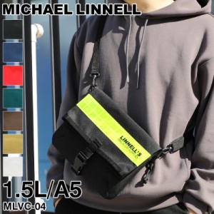 【商品レビュー記入で+5%】マイケルリンネル ショルダーバッグ メンズ  ブランド MICHAEL LINNELL サコッシュ MLVC-04 斜め掛け ミニショ