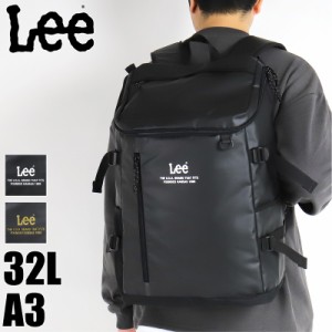 【商品レビュー記入で+5%】Lee リュック メンズ 大容量 リュックサック リー 320-4920 スクエアリュック デイパック バックパック 32L レ