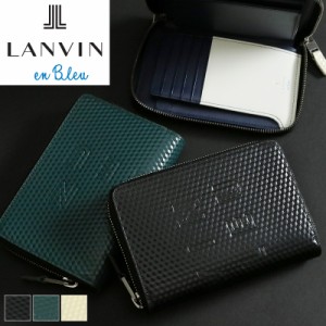 【商品レビュー記入で+5%】ランバンオンブルー ミドルウォレット 小銭入れあり LANVIN en Bleu ディジョン 札入れ 二つ折り財布 セミ長財