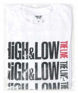 HiGH＆LOW グラデーションツアーTシャツ ホワイト(S)◆新品Ss【ゆうパケット対応】【即納】