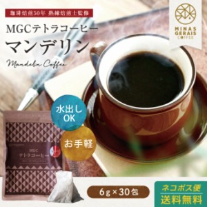 コーヒー 珈琲 マンデリン MGCテトラコーヒー 6g30包 ティーパック 水出しコーヒー 送料無料