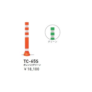 【個人宅配送不可】帝金 TC-65S 接着剤・アンカー別途 Tコーン スリムベース式 H650 