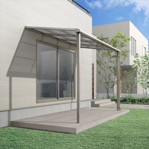 テラス屋根 DIY リクシル スピーネ ロング柱 1.5間×8尺 テラスタイプ 20cm（600タイプ）/関東