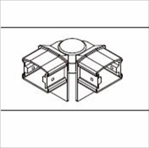 リクシル アルミサモア4型 PXコーナー継手（2個入り） T-10 