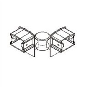 リクシル アルミサモア4型 PX自在コーナー継手（2個入り） T-8 